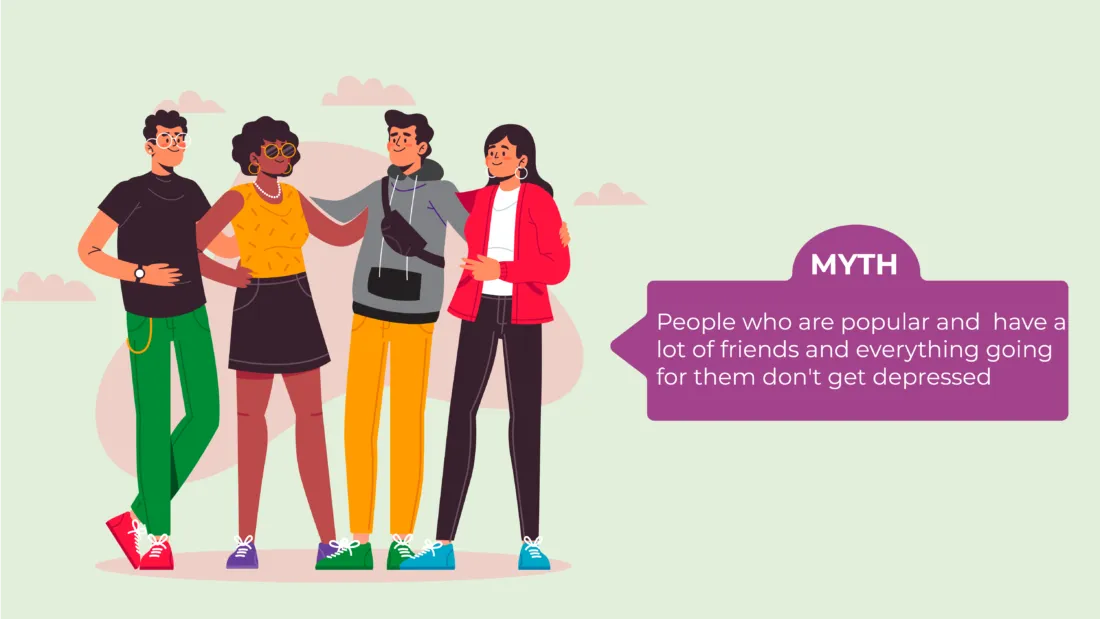 Depression can affect anyone regardless of how good their life appears