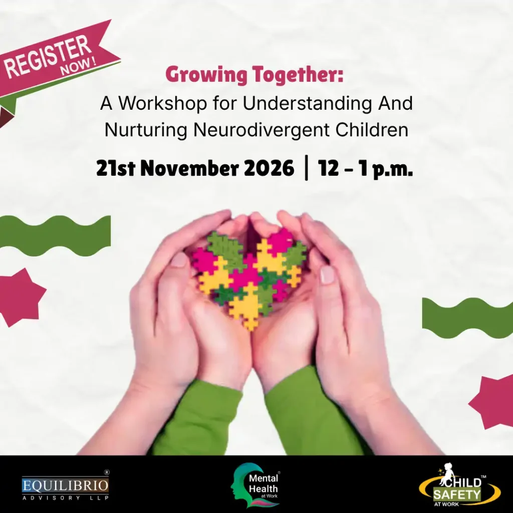 Parent and child learning together at an online workshop on neurodivergent children