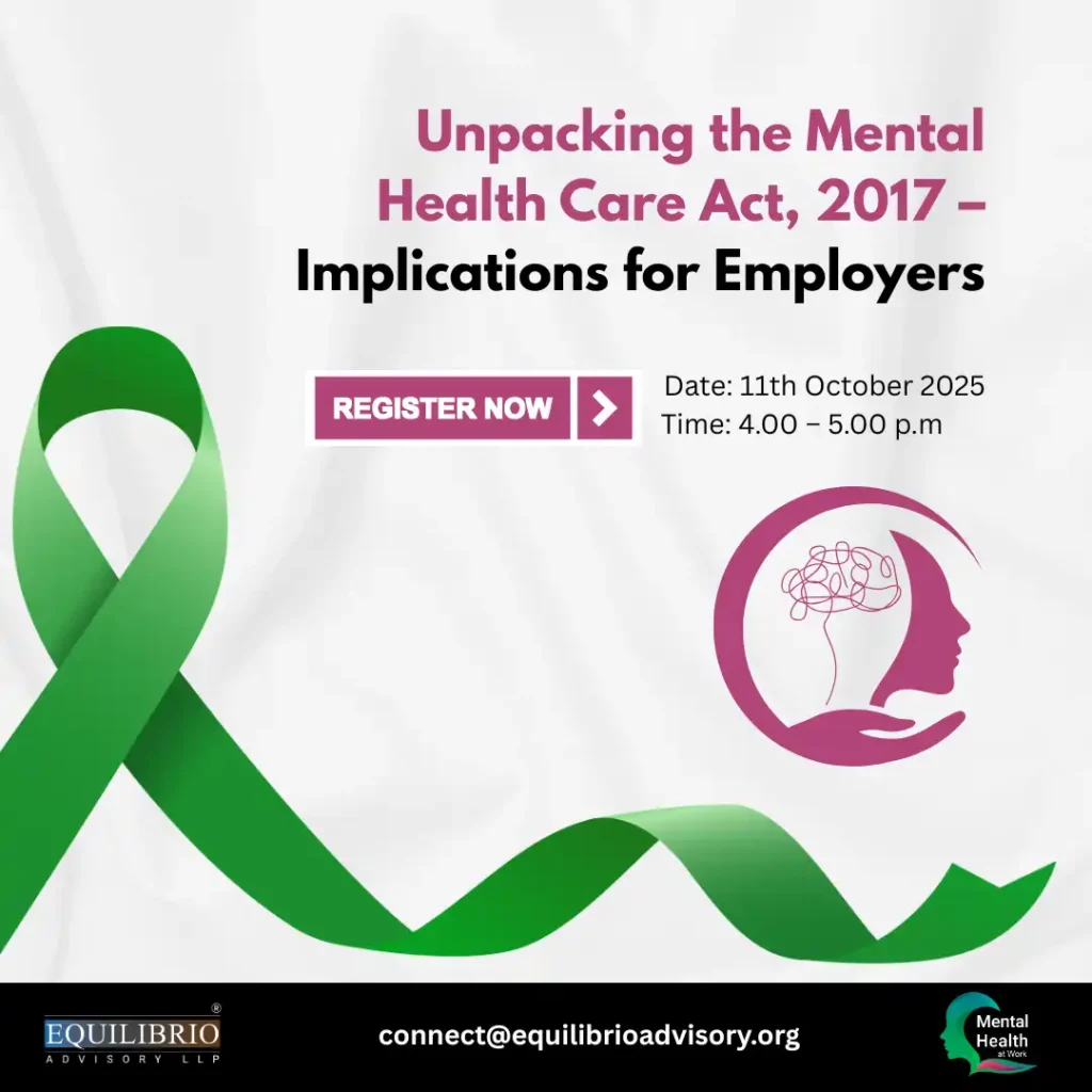 Unpacking the Mental Health Care Act, 2017 – Implications for Employers