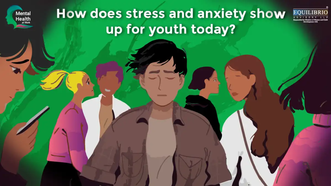 How does stress and anxiety show up for youth today