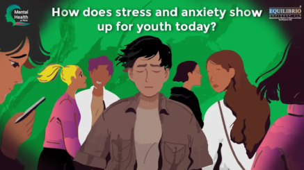 How does stress and anxiety show up for youth today